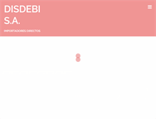 Tablet Screenshot of disdebisa.com